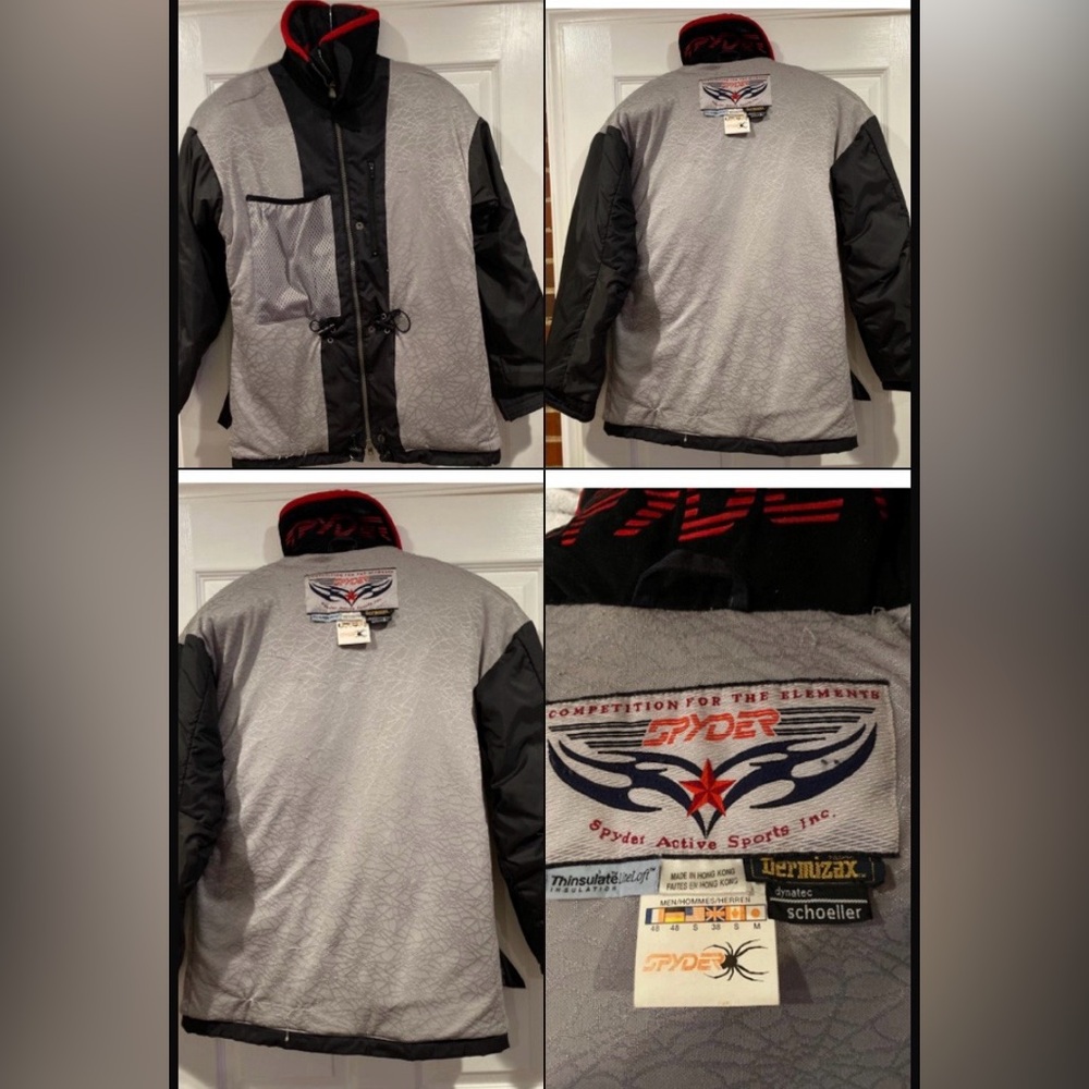 Vintage Spider Dermizax
Jacket Men's size S Black and Red with zip hood - Picture 17 of 17